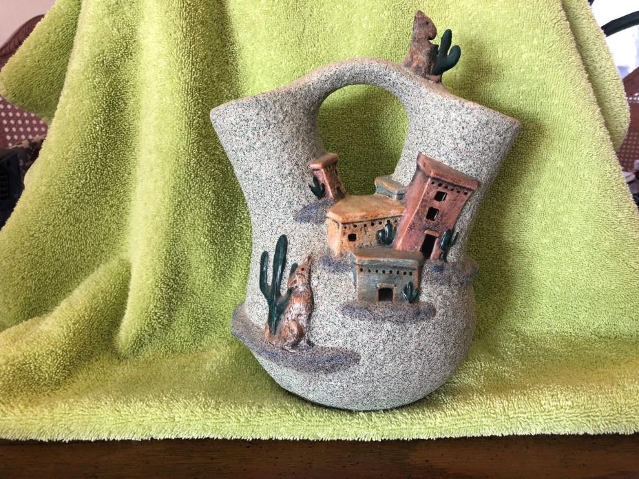 Southwestern Pottery Wedding Vase 8