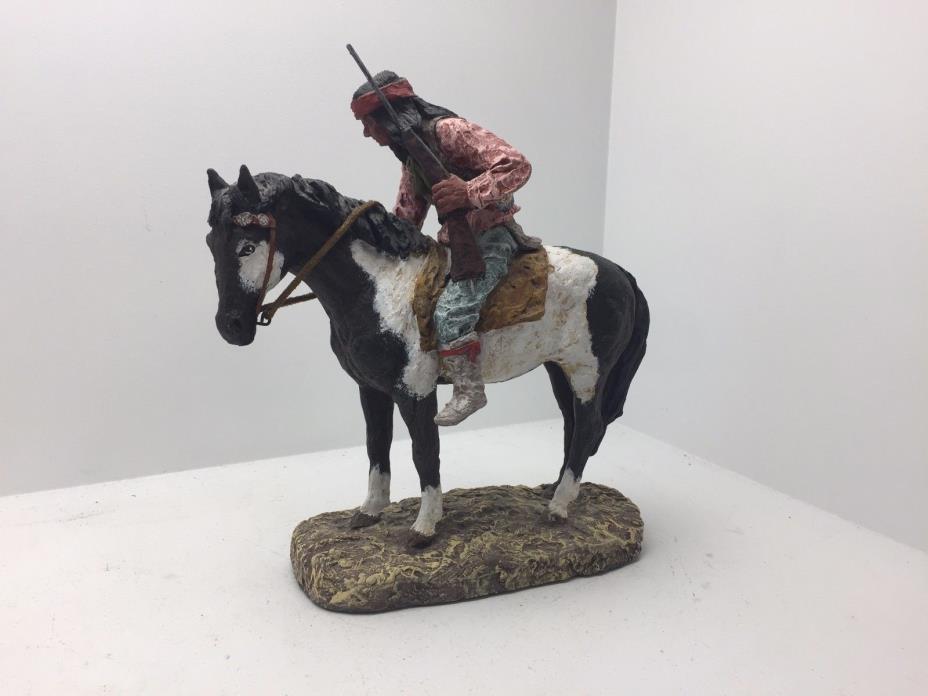 Monfort Original Western Sculpture Indian on horse (30) (G4)