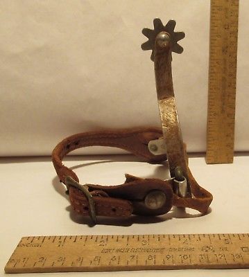 CROCKETT RENALDE marked Vintage SINGLE SPUR - Only ONE - Cowboy Spur