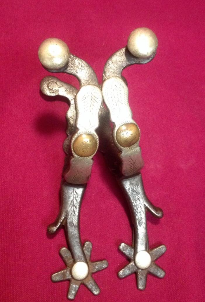 Nice Silver mounted McChesney Spurs