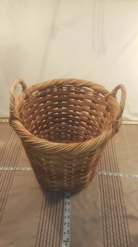 WICKER  BASKET  WITH HANDLERS