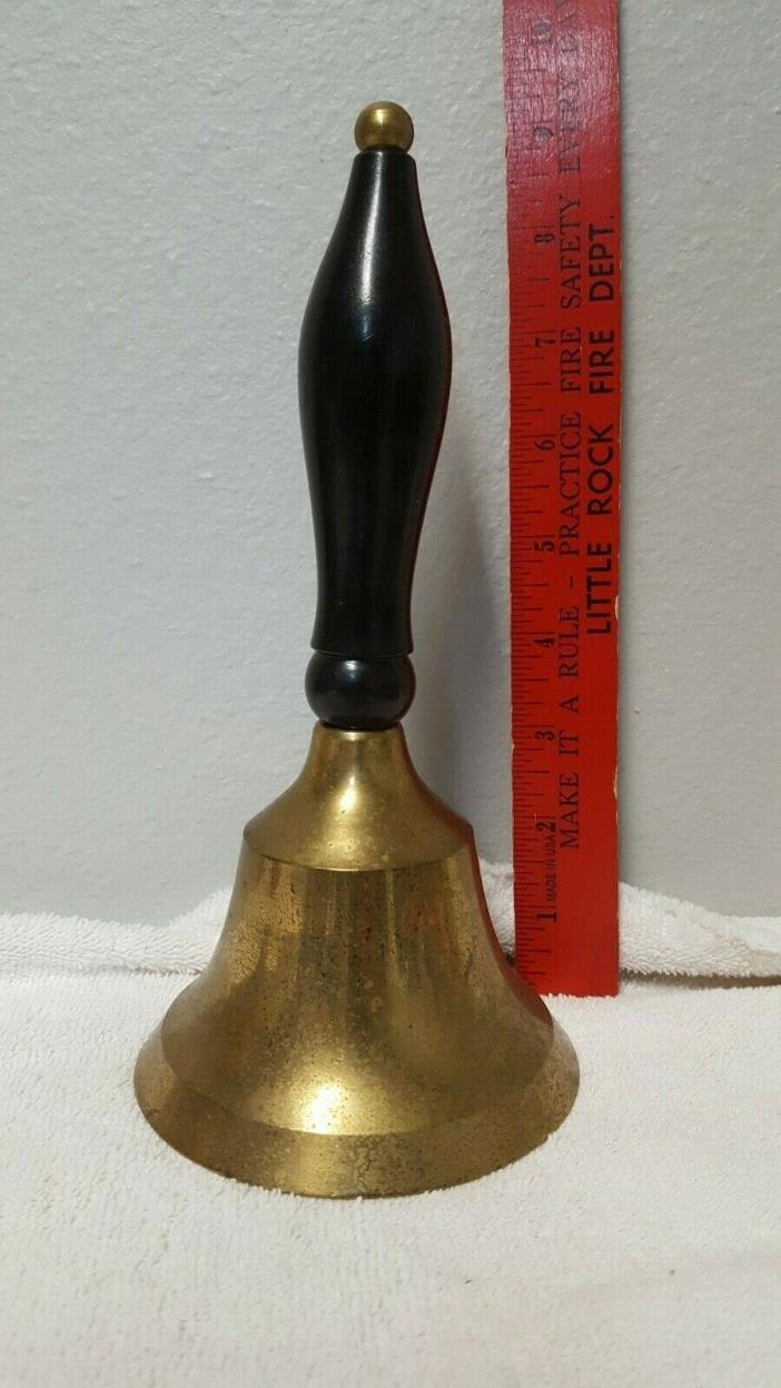 vintage brass teacher/servant hand bell