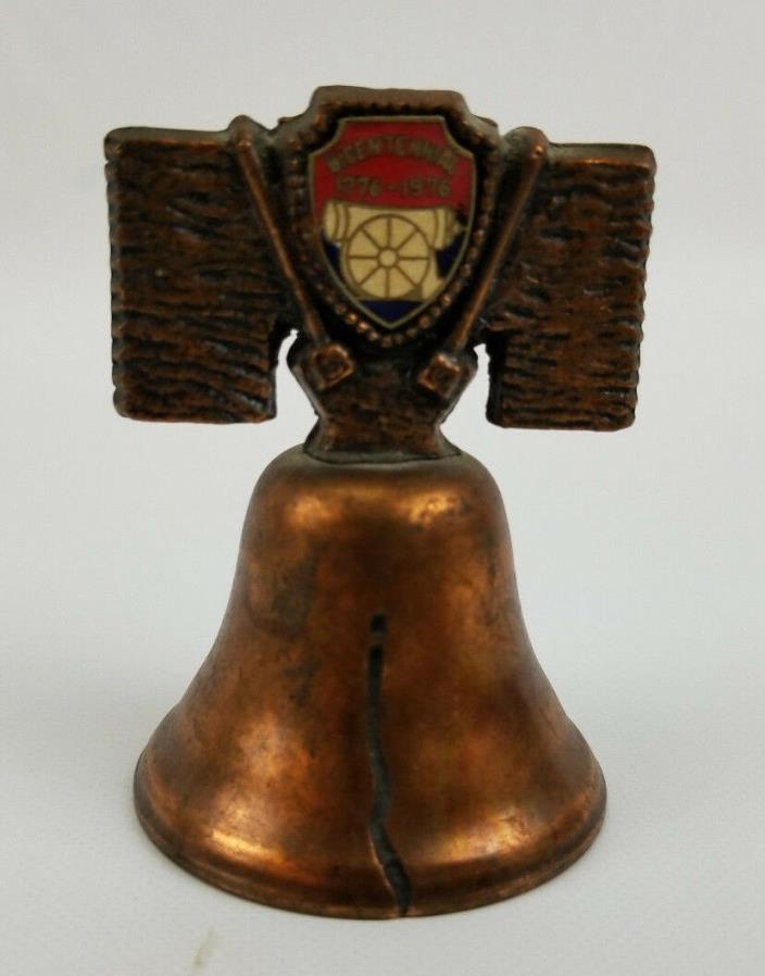 Vintage Collectible Bicentennial Brass Liberty Bell 1776-1976 Souvenir