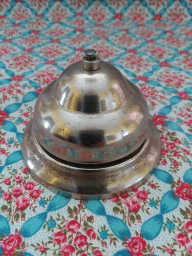 Vintage Hotel Shop Metal Counter Bell