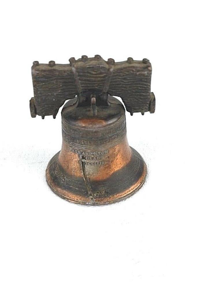 Miniature Copper Liberty Bell Collectible 2.50 Inches