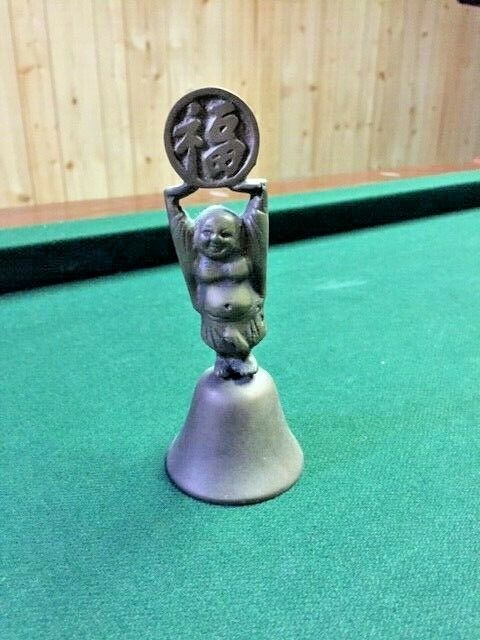 Antique Brass Buddha Bell