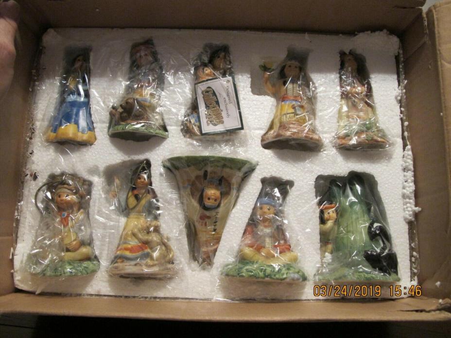 Collections Etc 10 Little Indians Bells NIB #88047