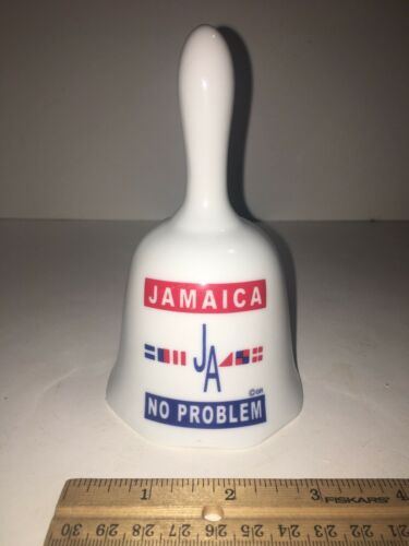 Ceramic Bell from Jamaica, 5.5
