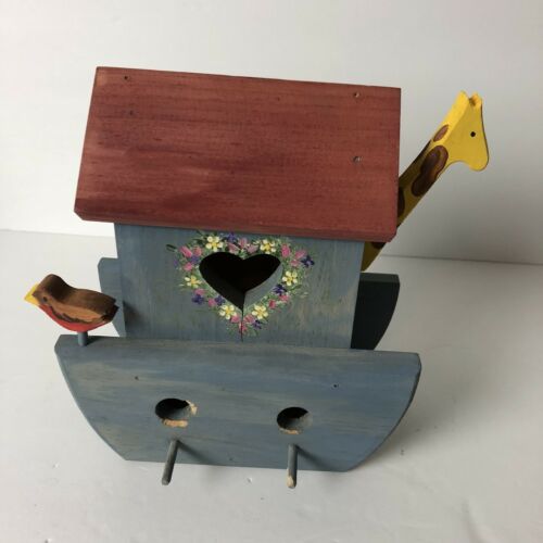 Noah’s Ark Hand Made Decorative Birdhouse Decorative, Robin Tennett 94