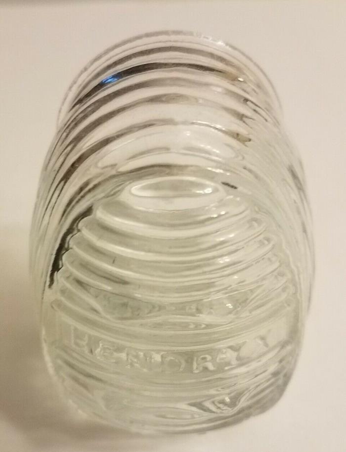 Vintage HENDRYX Bird Cage Glass Water Seed Feeder Cup