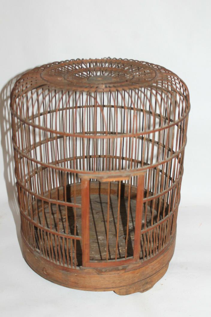 Victorian wood bird cage all wood