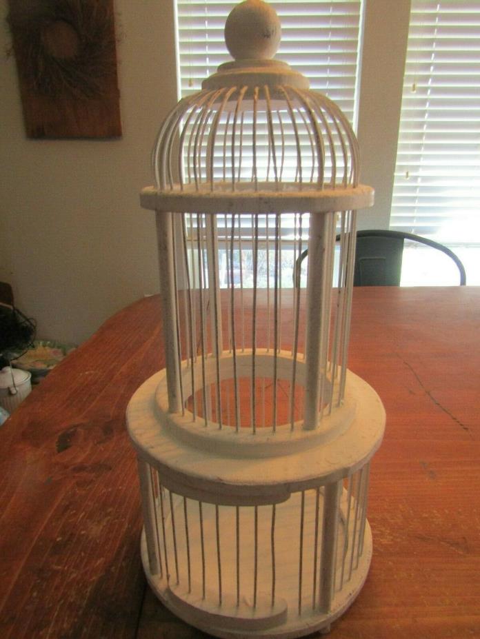 Small Decorative Wooden Birdcage