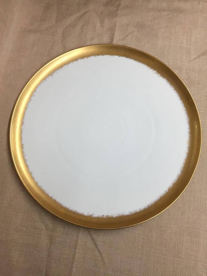 Tirschenreuth 13.5 Inch Gold Rimmed Collectors Plate Platter Bavaria Germany