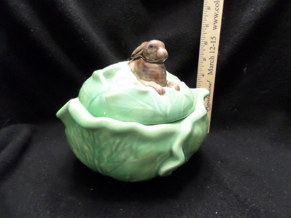 Holland Mold Ceramic CABBAGE BOWL with BUNNY - Great condition - See photos