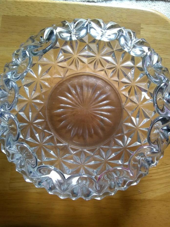 Decorative Heavy Crystal Glass Bowl