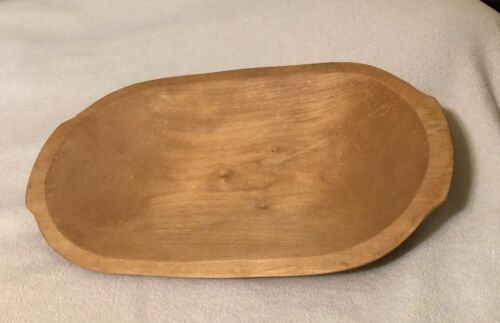 Vintage Wooden Dough Trough, 22” X 11.5”, Hand Carved In Albany KY.