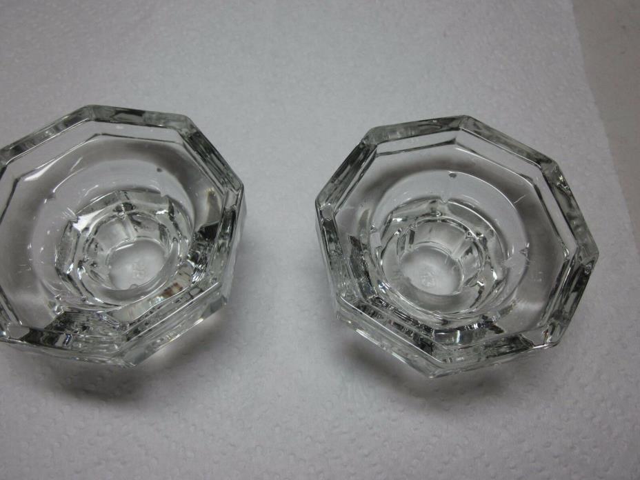 Indonesia Crystal Candle Holder set of 2