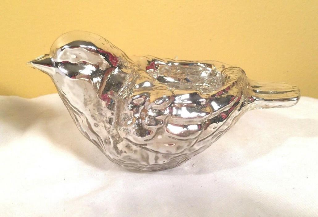 Twos Company Silver Bird Candle Holder Nick Nack Gift Idea Collectable NEW