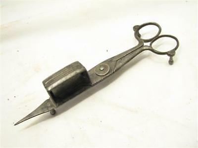 Early Candlestick Candle Wick Trimmer Tool Oil Lamp Snuffer Cutter