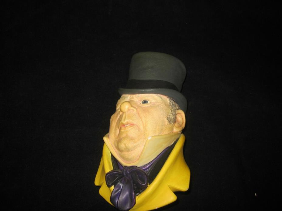 Bosson Head Chalkware Wall Hanging-England-Mr Micawber 1964