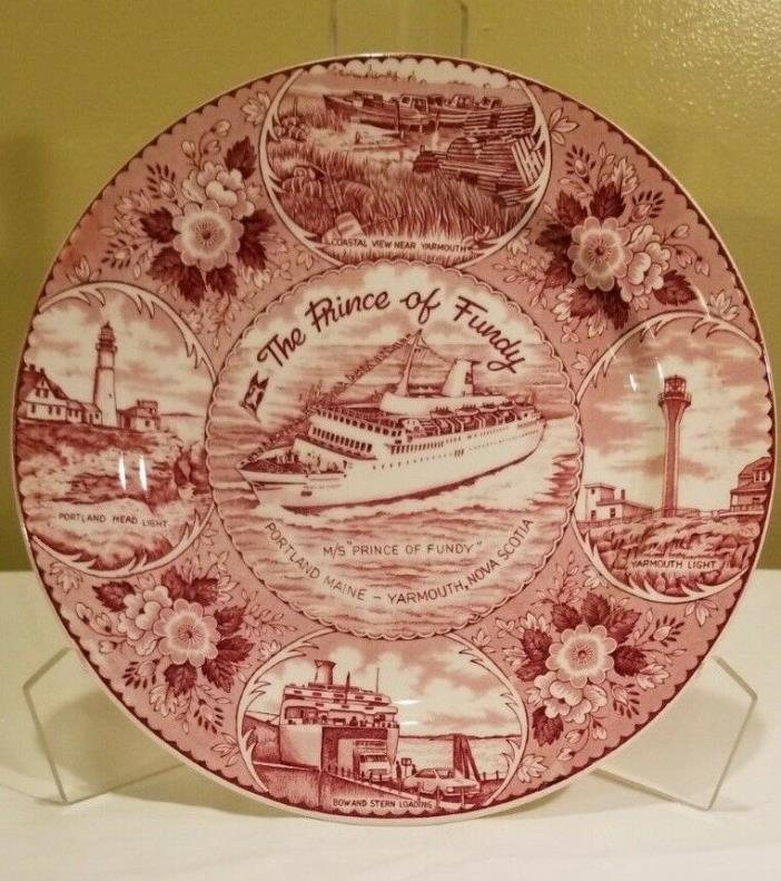 Prince of Fundy Ferry Boat Collector's Plate ~  10