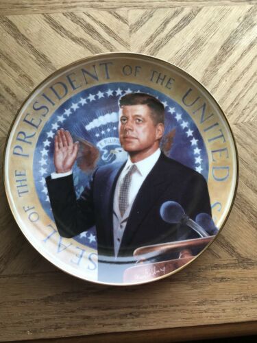 Franklin Mint John F. Kennedy Plate 