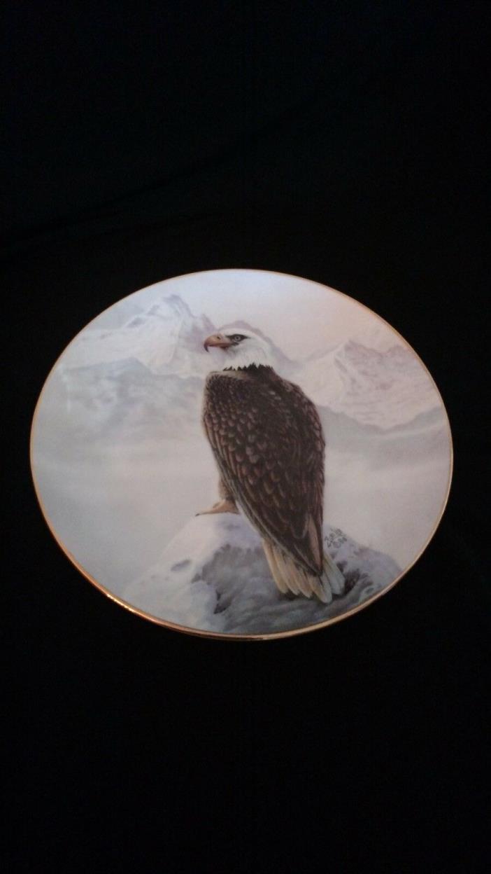 1989 Artificats Perillo American Bald Eagle LTD Ed Plate