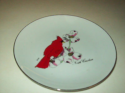 North Carolina Red Cardinal Decorative Plate