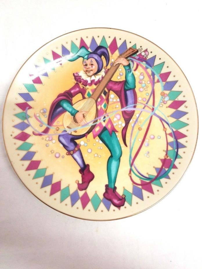 Willitts Galleries The Merry Jester Christmas 1988 Fine China Collector's Plate