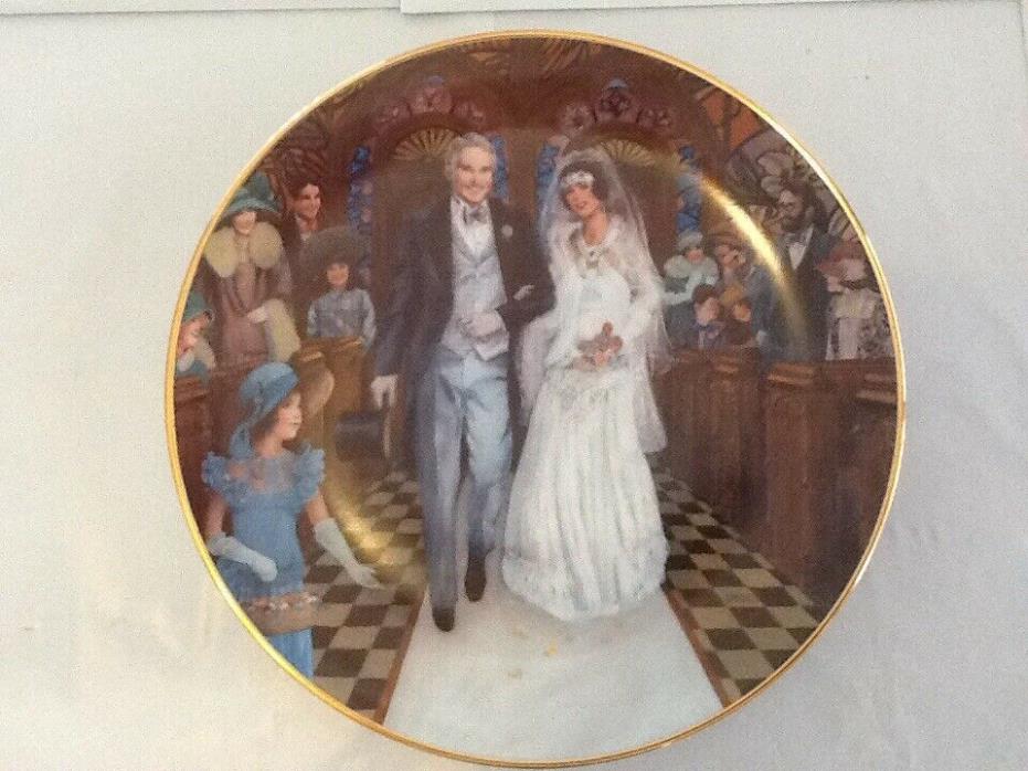 Portraits of American Brides Emily by Rob Sauber #4 Porcelain Plate PN 1105M