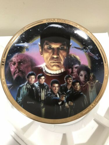 Spock Star Trek Plate.