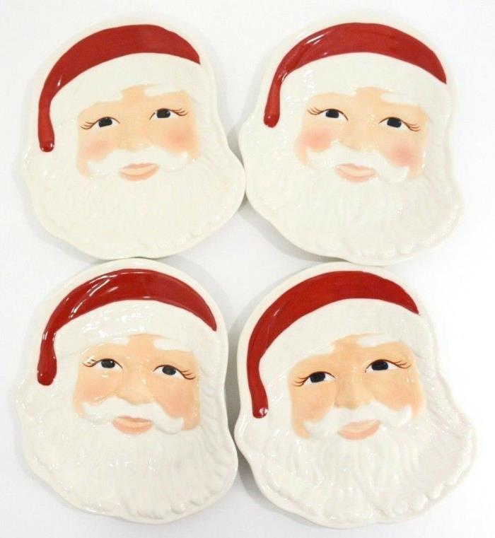 Longaberger Santa Claus Face Dish Christmas Plate - 2006 Limited Edition Retired