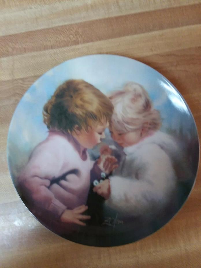 “Tiny Treasures” Collector Plate By Donald Zolan Pemberton & Oakes 1988