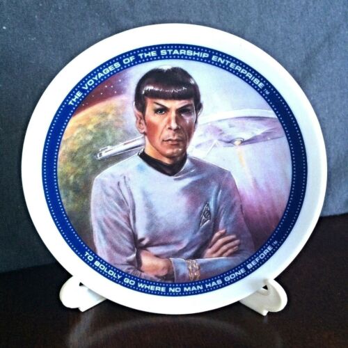 Star Trek Original Mr. Spock - Mini Plate  Vintage - Hard to Find  - Japan RARE