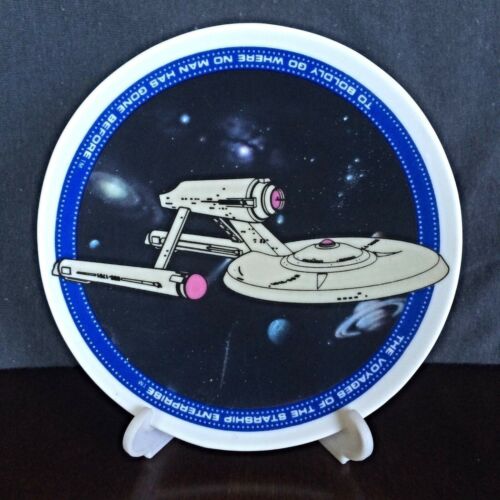 Star Trek - Star Ship - Mini Plate  Vintage - RARE & Hard to Find