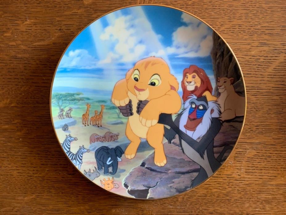 The Lion King “The Circle of Life” collector Plate The Bradford Exchange