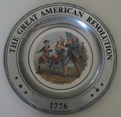 The Great American Revolution - Pewter Plate (10.5 inches)