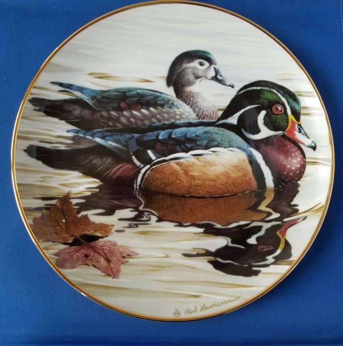 Wood Ducks-First Issue in the American Waterbirds Collection - Plate