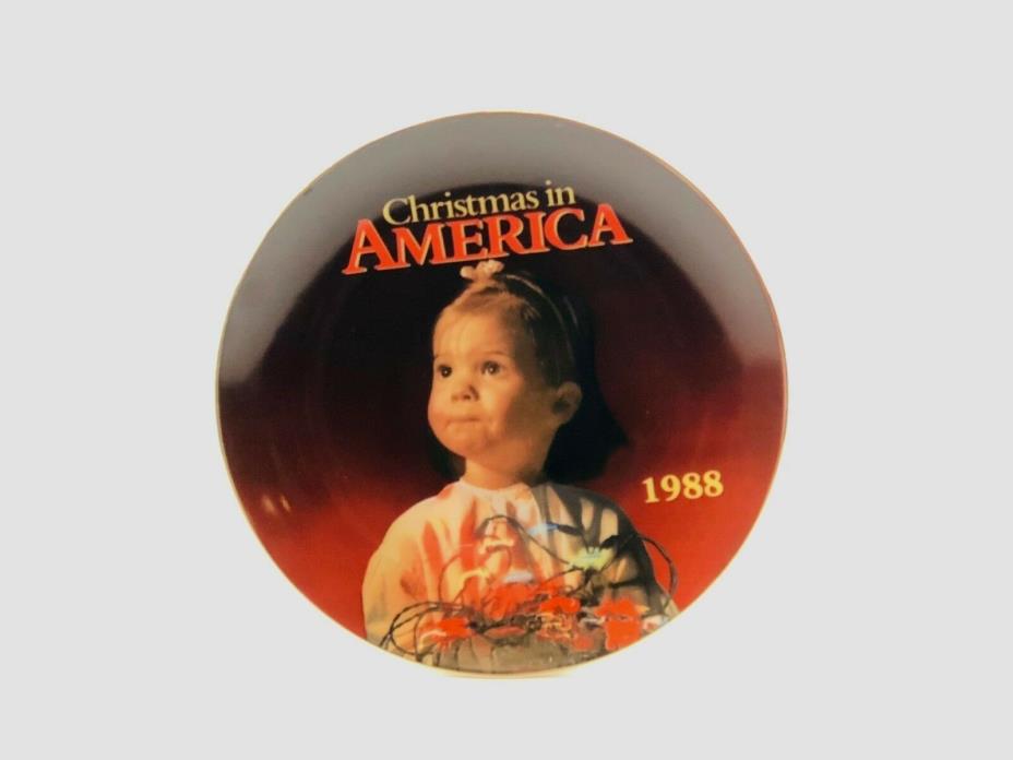 Christmas in America Limited Edition 1988 Plate Kmart Collector Plate