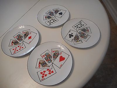 Andrea by Sadek Playing Cards Luncheon Set