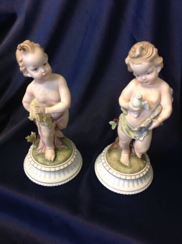 Vintage Pair Of Statues By Andrea 7064