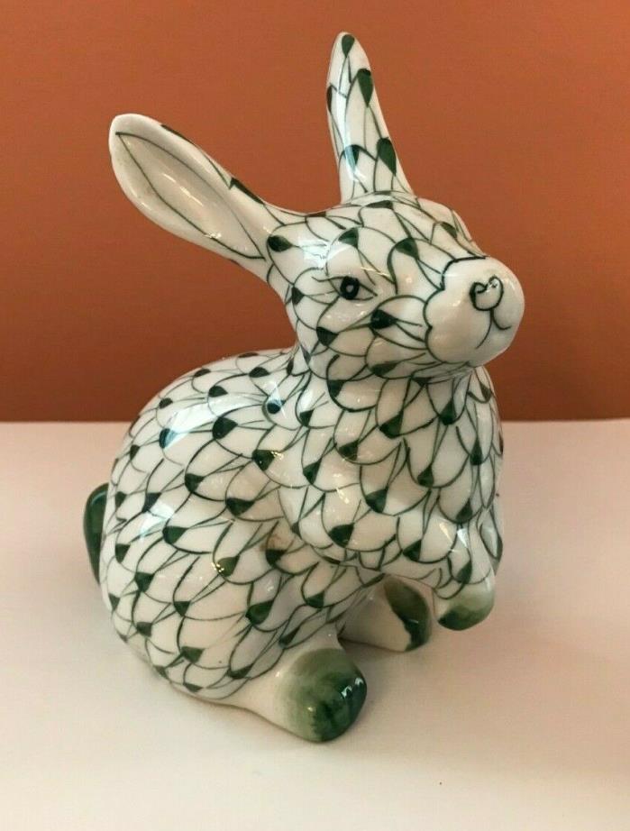 Porcelain Rabbit Green Fishnet Style Andrea by Sadek Perfect