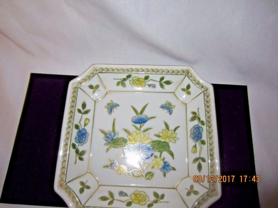 Andrea by Sadek Hand painted Square Plate 8