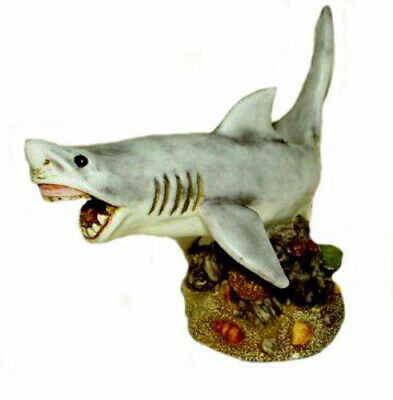 Harmony Kingdom artist Neil Eyre Designs Shark Great White Jaws ocean sea shells
