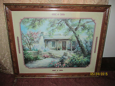 Home Interiors  Lee K.Parkinson 1989 31.5 x 25.5  framed & matted welcome