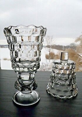 2 Home Interiors Homco Lady Love Clear Glass Votive Candle Holders Sconce Cups