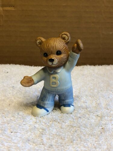 Homco Cheerleader Bear Figurine