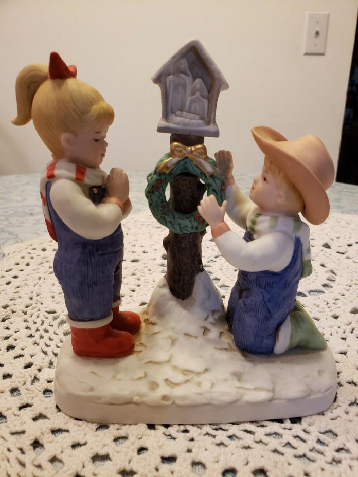 Denim Day's A Child is Born  Debby & Danny Home Interiors Figurine