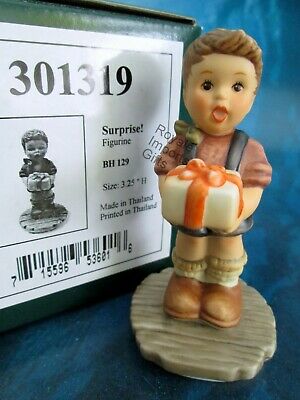 Berta Hummel Surprise Figurine 301319 BH129 Boy Gift Present New Box Goebel