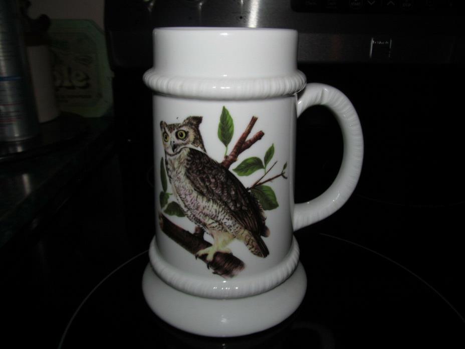 Collectible House of Goebel Bavaria, W.Germany Great Horned Owl Beer Stein / Mug
